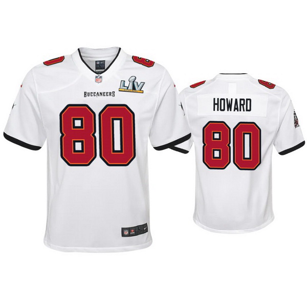 Youth O.J. Howard Buccaneers White Super Bowl Lv Game Jersey