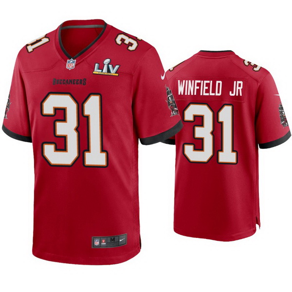 Men Antoine Winfield Jr. Buccaneers Red Super Bowl Lv Game Jersey