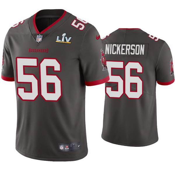 Men Hardy Nickerson Buccaneers Pewter Super Bowl Lv Vapor Limited Jersey