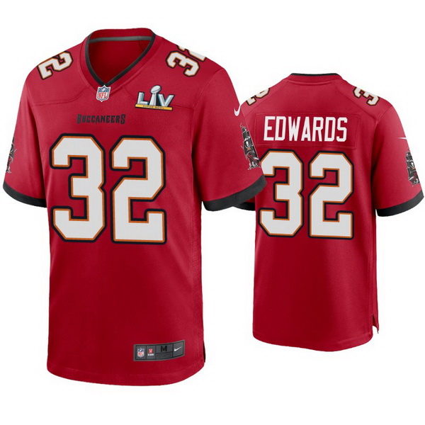 Men Mike Edwards Buccaneers Red Super Bowl Lv Game Jersey