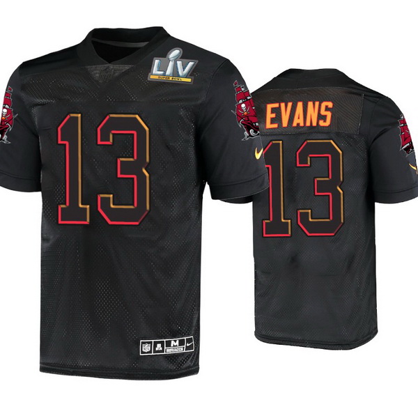 Men Mike Evans Tampa Bay Buccaneers Black Super Bowl Lv Jersey