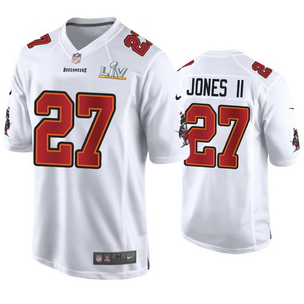 Ronald Jones Ii Buccaneers White Super Bowl Lv Game Fashion Jersey