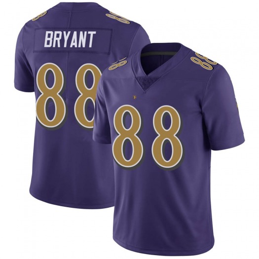 Men's Baltimore Ravens Dez Bryant Colour Rush Vapor Limited Jersey