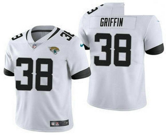 Men Jacksonville Jaguars 38 Shaquill Griffin White 2021 Vapor Untouchable Stitched NFL Nike Limited 