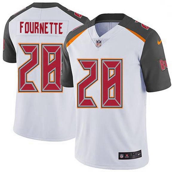 Men Tampa Bay Buccaneers 28 Leonard Fournette White Men Stitched NFL Vapor Untouchable Limited Jerse