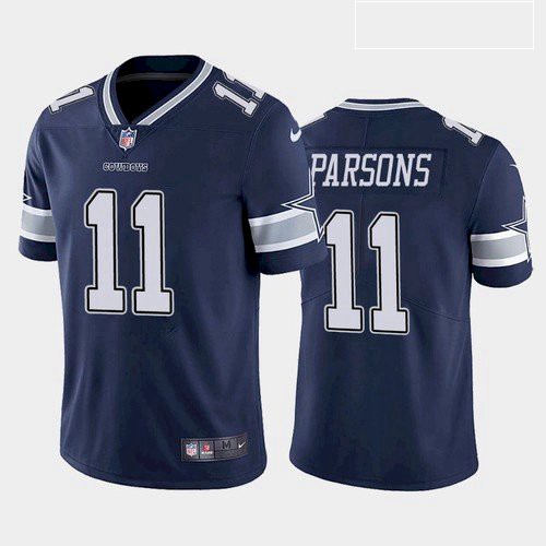 Men Nike Dallas Cowboys Micah Parsons #11 Blue Vapor Limited Stitched NFL Jersey