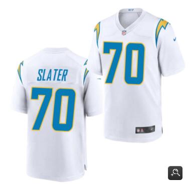 Men Los Angeles Chargers #70 Rashawn Slater White 2021 Vapor Untouchable Limited Stitched NFL Jersey