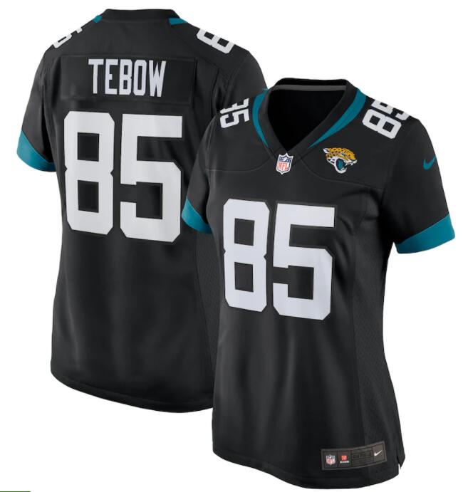 Women Jacksonville Jaguars Tim Tebow Nike Black Alternate Game Jersey