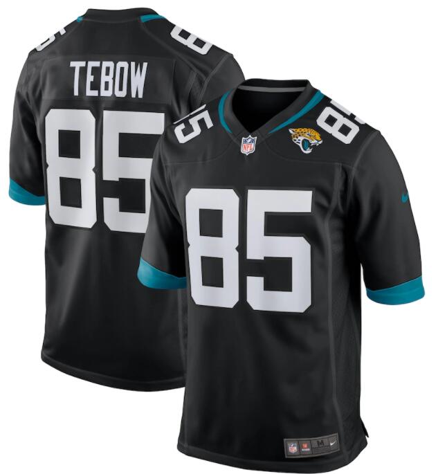 Men Jacksonville Jaguars Tim Tebow Nike Black Alternate Game Jersey