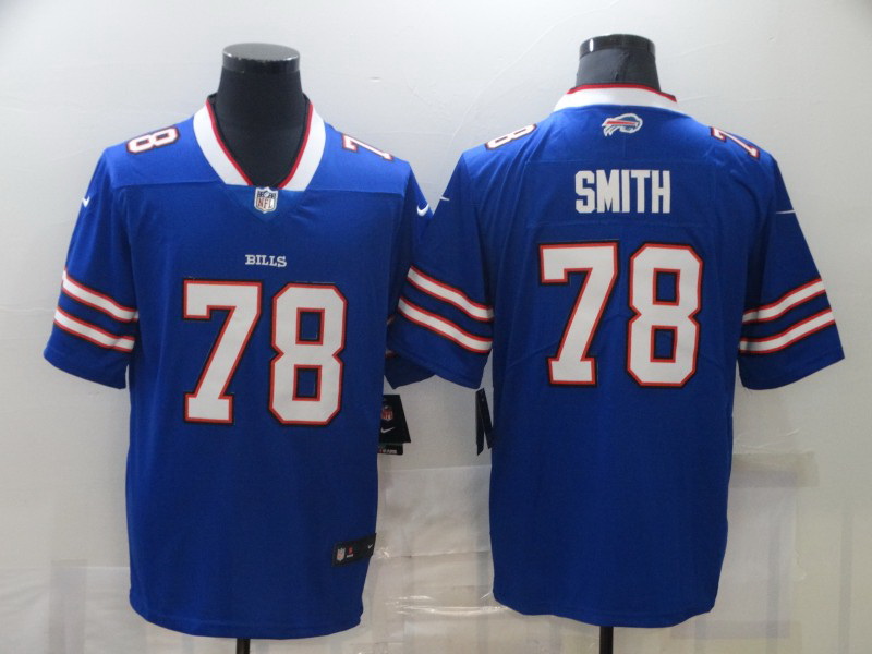 Men Nike Buffalo Bills Bruce Smith 78 Blue Vapor Limited Jersey