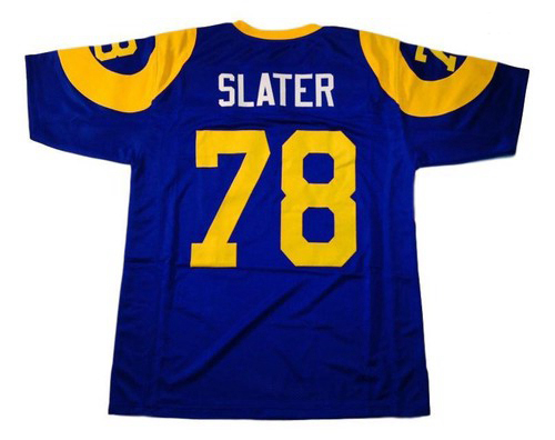 Men Nike Los Angeles Rams Jackie Slater 78 Royal Los Angeles Rams Vapor Limited Jersey