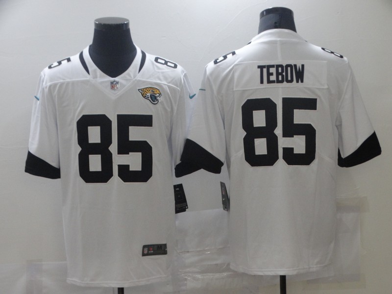 Men Jacksonville Jaguars Tim Tebow Nike Ｗhite Untouchable Vapor Limited Jersey