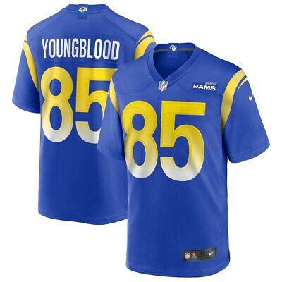 Men Nike Los Angeles Rams #85 Jack Youngblood New Blue Alternate Vapor Untouchable Limited Player NF