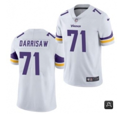 Men Minnesota Vikings 71 Christian Darrisaw White 2021 Vapor Untouchable Limited Stitched NFL Jersey