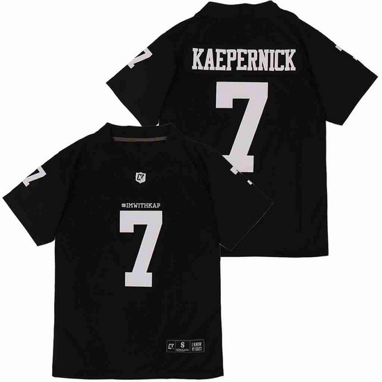 Nike 7 Colin Kaepernick All black Vapor Untouchable Limited Jersey