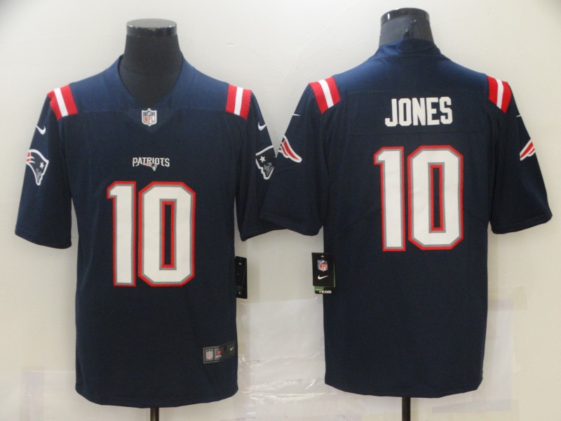 Nike New England Patriots 10 Mac Jones Navy 2021 Draft Vapor Limited Jersey