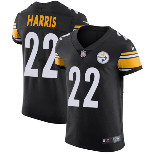 Nike Pittsburgh Steelers 22 Najee Harris Black Team Color Men Stitched NFL Vapor Untouchable Elite J