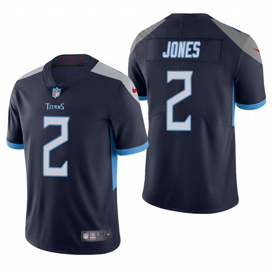 Nike Tennessee Titans 2 Julio Jones Navy Blue Team Color Men Stitched NFL Vapor Untouchable Limited 