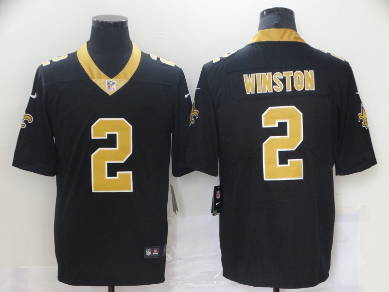 Nike Saints 2 Jameis Winston Black Vapor Untouchable Limited Jersey