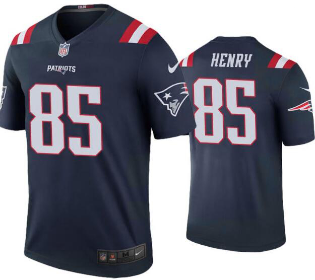 Men Nike New England Patriots  Hunter Henry 85 Rush Limited Jers