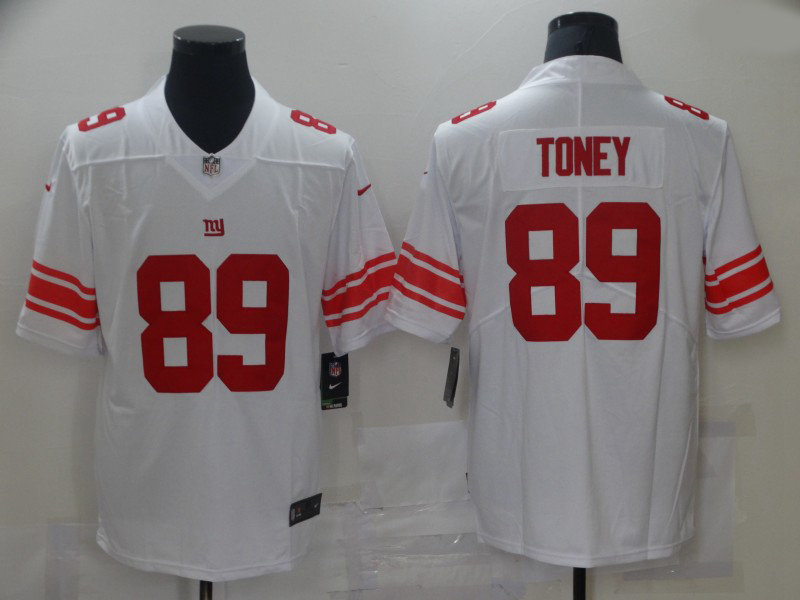 Nike New York Giants 89 Kadarius Toney White Vapor Untouchable Limited Jersey