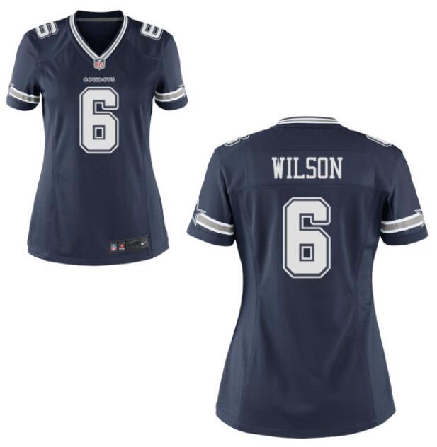 Women Nike Dallas Cowboys Donovan Wilson Blue Vapor Limited Jersey