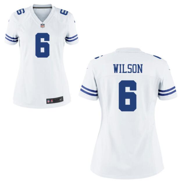 Women Nike Dallas Cowboys Donovan Wilson White Vapor Limited Jer