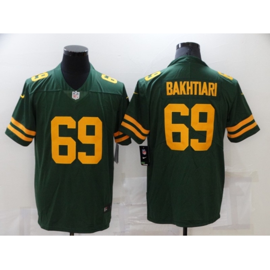 Men's Green Bay Packers #69 David Bakhtiari Nike Green Alternate