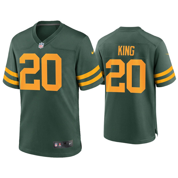 Men Green Bay Packers 20 Kevin King Alternate Limited Green Jersey