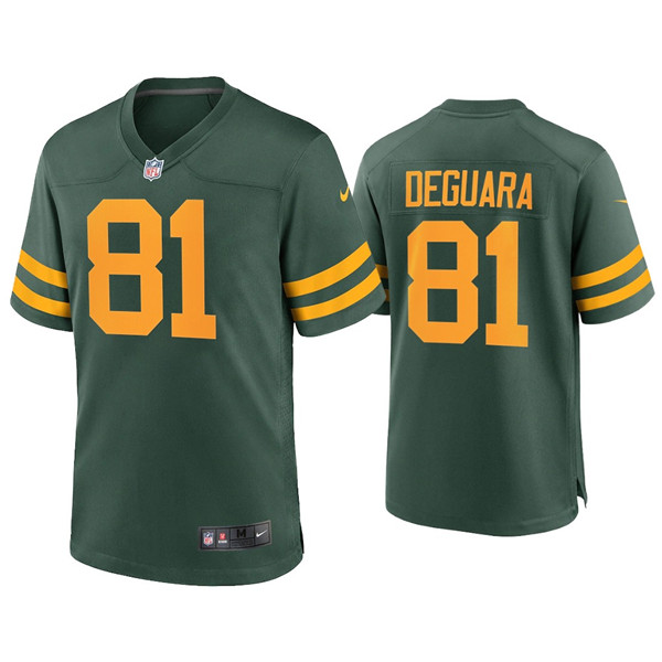 Men Green Bay Packers 81 Josiah Deguara Alternate Limited Green Jersey