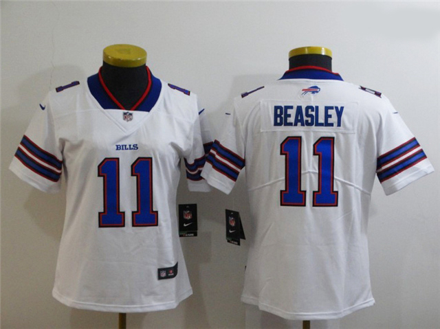 Women Buffalo Bills 11 Cole Beasley White Vapor Untouchable Limited Jersey