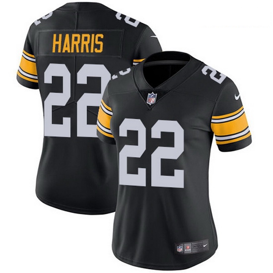 Women Nike Pittsburgh Steelers 22 Najee Harris Black Alternate Women Stitched NFL Vapor Untouchable 