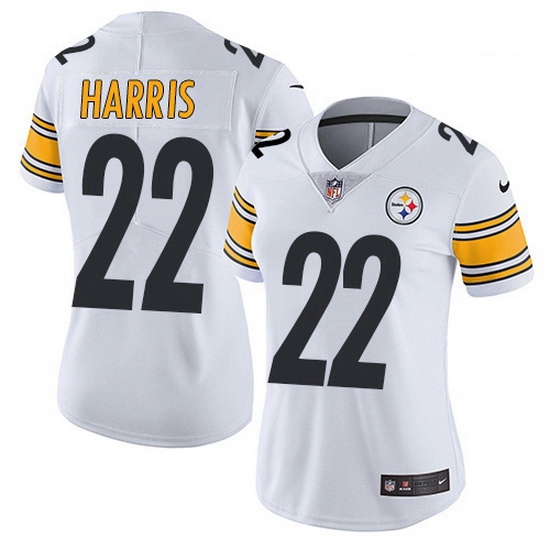 Women Nike Pittsburgh Steelers 22 Najee Harris White Women Stitched NFL Vapor Untouchable Limited Je