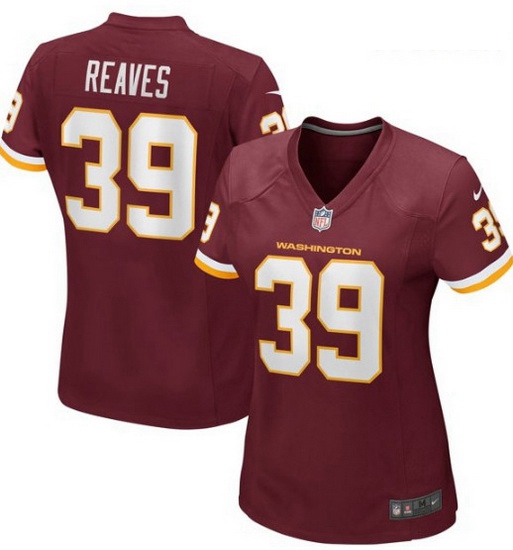 Women Washington 39 Jeremy Reaves  Vapor Untouchable Red Jersey