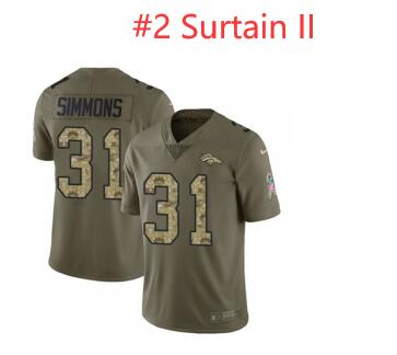 Nike Pat Surtain II Denver Broncos Limited Salute To Service Jersey