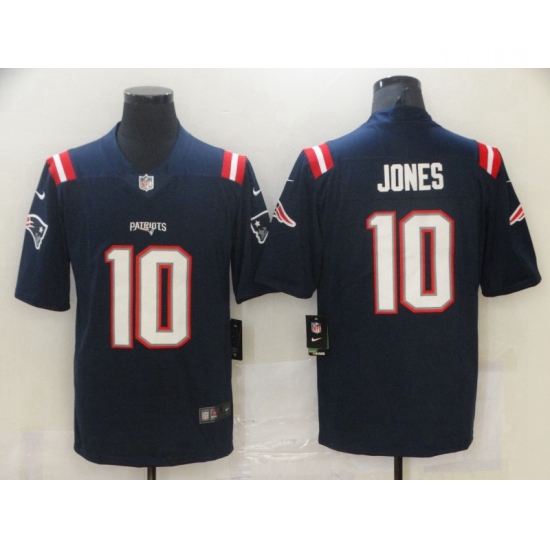 Youth New England Patriots #10 Mac Jones Nike Navy Rush Limited Jersey