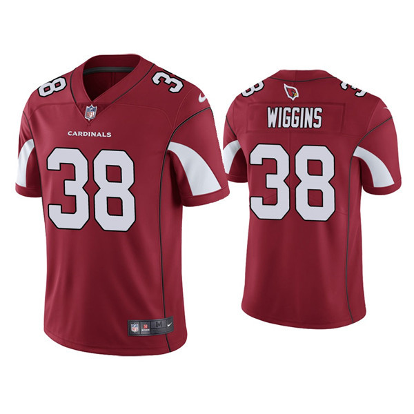 Men Arizona Cardinals 38 James Wiggins Red Vapor Untouchable Limited Stitched Jersey