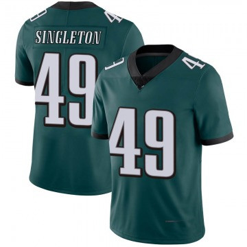 Men Philadelphia Eagles 49 Alex Singleton Green Limited Midnight Team Color Vapor Untouchable Nike J