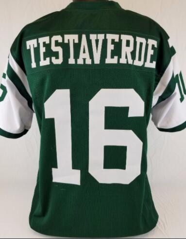 Women Nike New York Jets Vinny Testaverde #16 Green Game Jersey