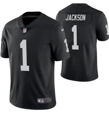 Men Nike Las Vegas Raiders Desean Jackson Black Vapor Limited jersey