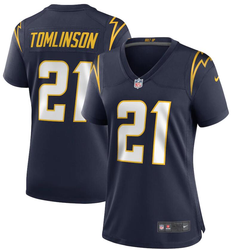 Women Nike Los Angeles Chargers LaDainian Tomlinson Navy Team Color Vapor Untouchable Jersey Limited