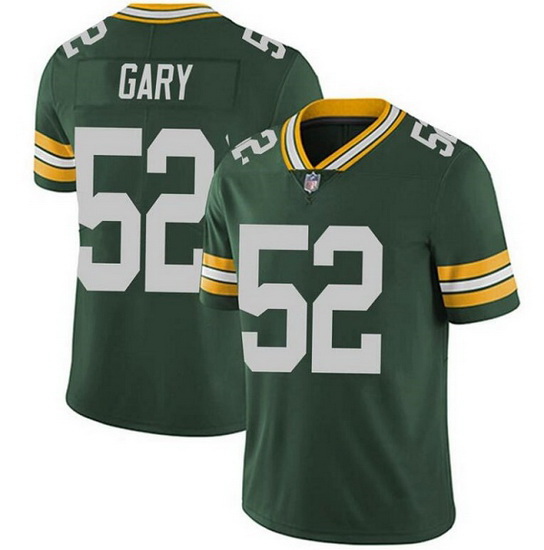 Men Green Bay Packers 52 Rashan Gary Green Stitched Football Jersey