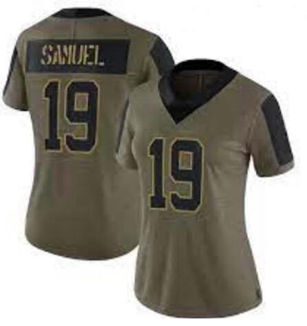 Women San Francisco 49ers 19 Deebo Samuel Nike 2021 Salute To Service Jersey