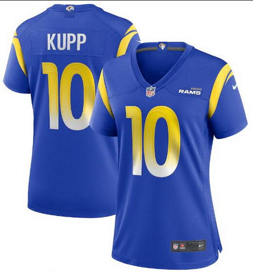 Women's Los Angeles Rams 10 Cooper Kupp Nike Royal Game Jersey