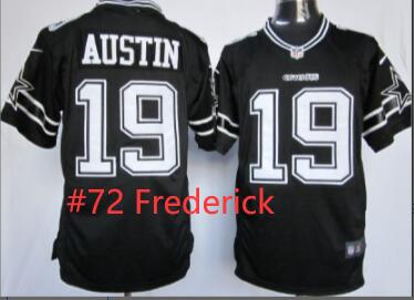 Men Cowboys Travis Frederick Black Jersey