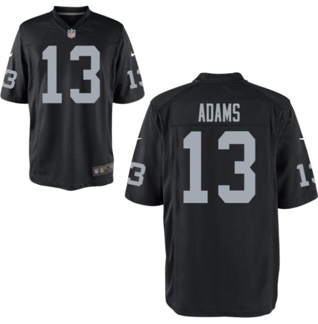 Men Los Angeles 13 Devante Adams Black Vapor Limited Jersey