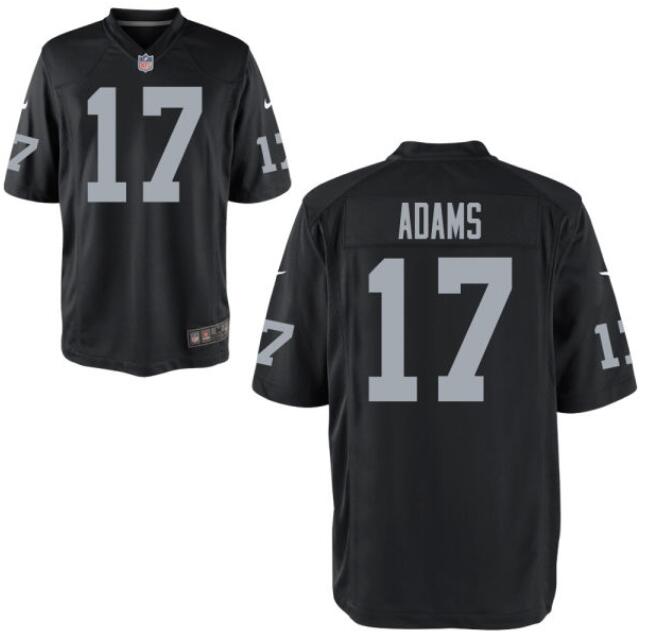 Men Los Angeles 17 Devante Adams Black Vapor Limited Jersey