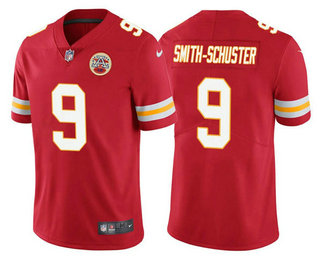 Men's Kansas City Chiefs #9 JuJu Smith-Schuster Red 2022 Vapor Untouchable Stitched NFL Nike Limited