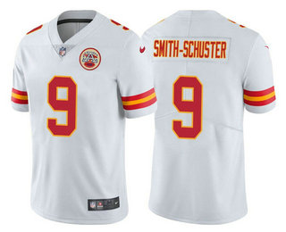 Men's Kansas City Chiefs #9 JuJu Smith-Schuster White 2022 Vapor Untouchable Stitched NFL Nike Limit