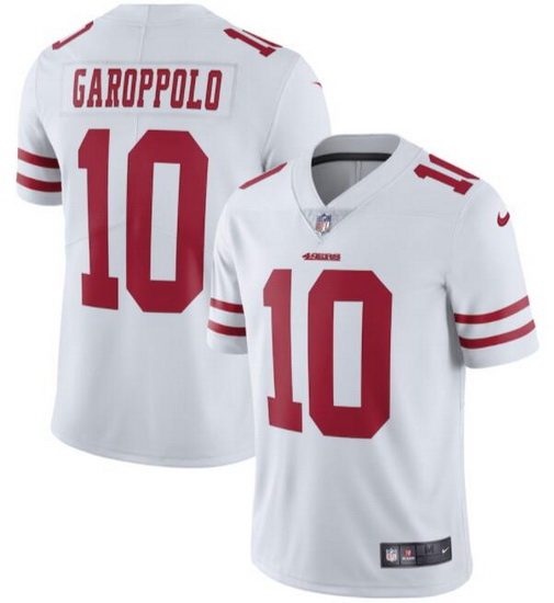 Youth Nike San Francisco 49ers Jimmy Garoppolo 10 White Vapor Untouchable Limited NFL Jersey